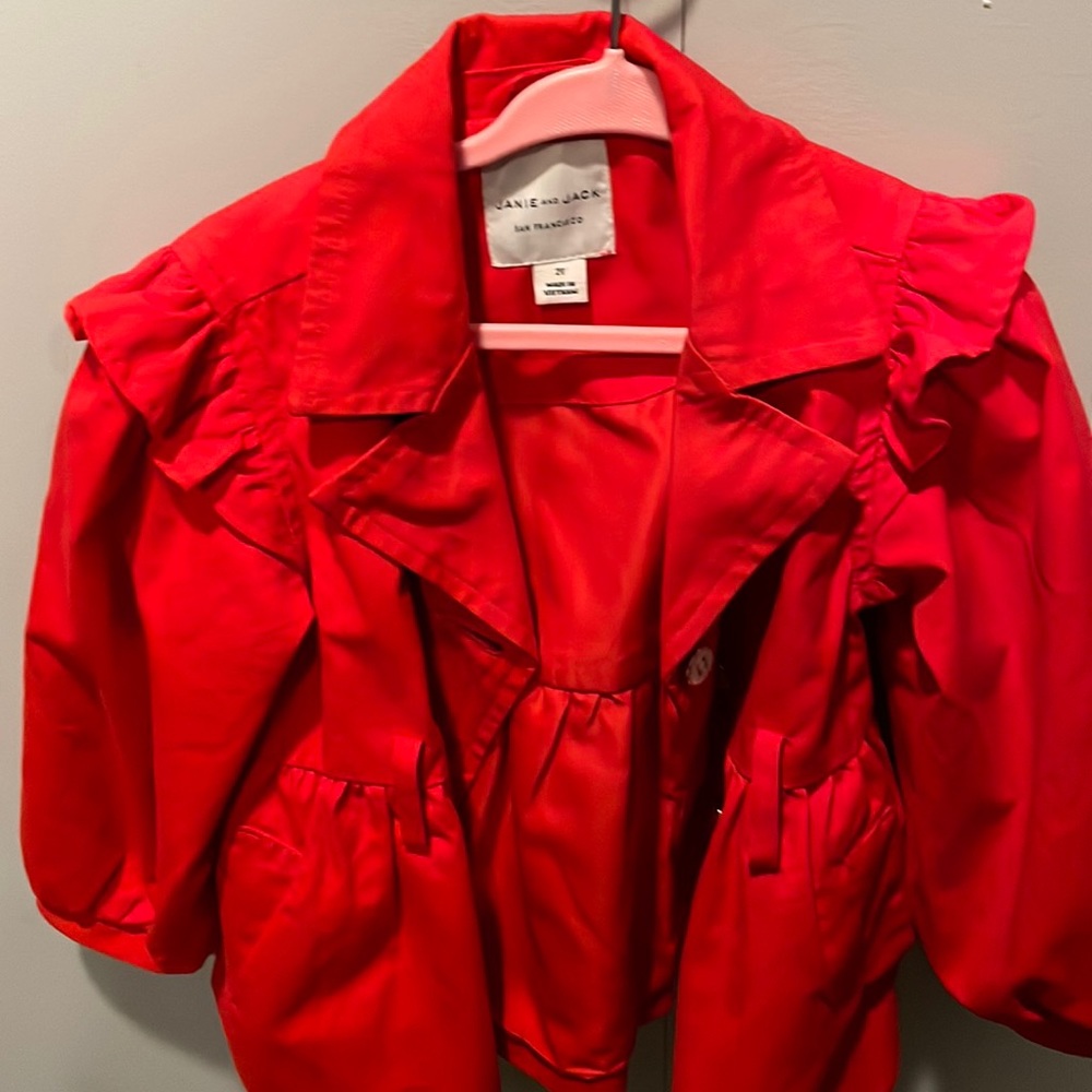 Red spring Janie and Jack Coat